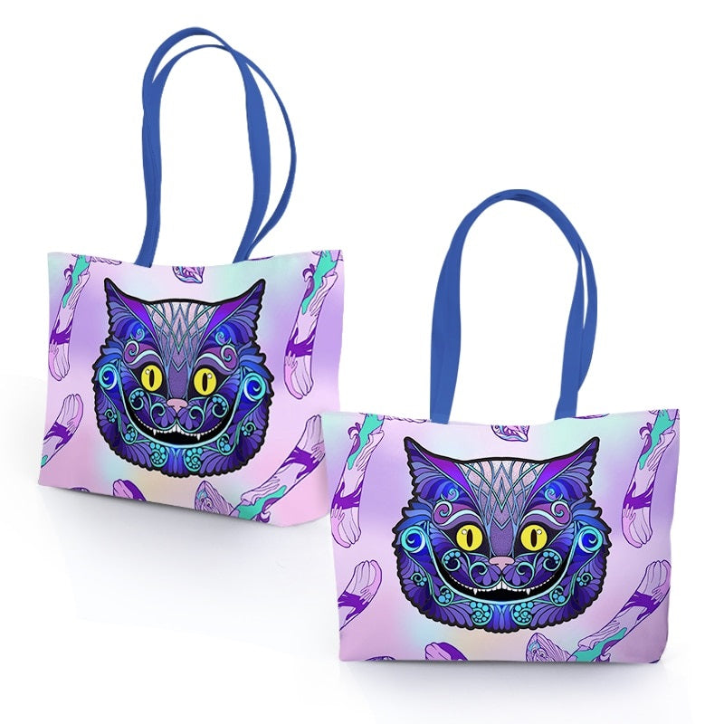 Cheshire Cat Purse - Purple - Cat purse
