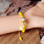 Chinese Lucky Cat Bracelet - Yellow - Cat bracelet