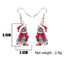 Christmas Cat Earrings - Cat earrings