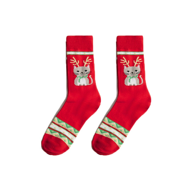 Christmas Cat Socks - Cat Socks