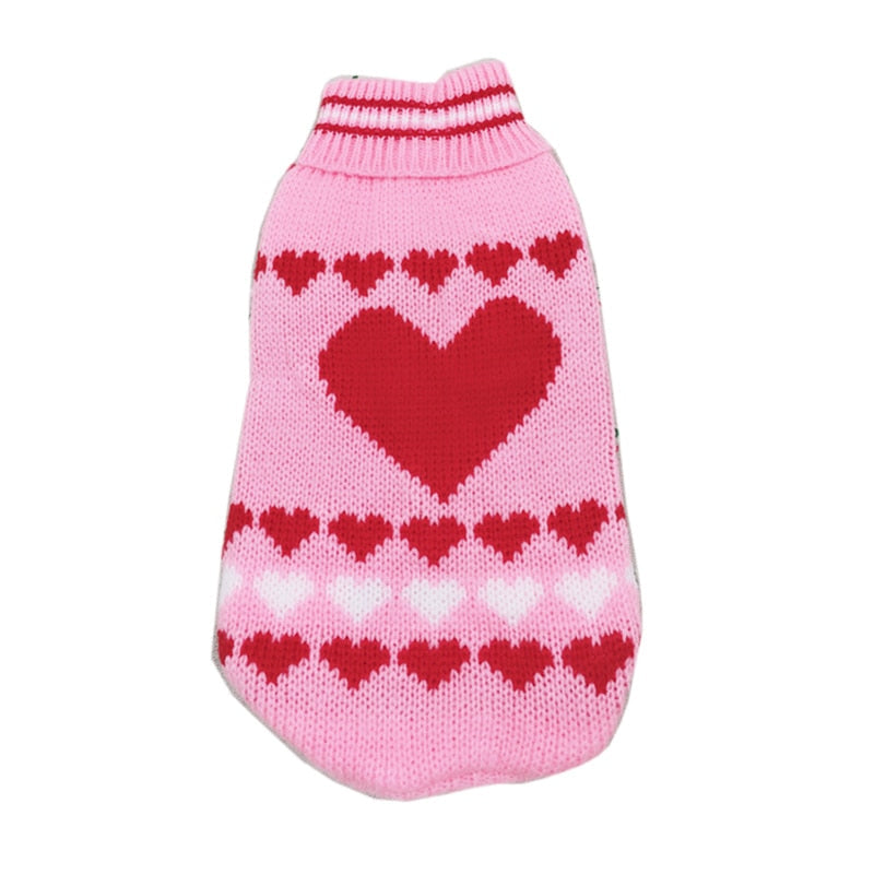 Christmas Clothes for Cats - Pink Love / 6 - Clothes for