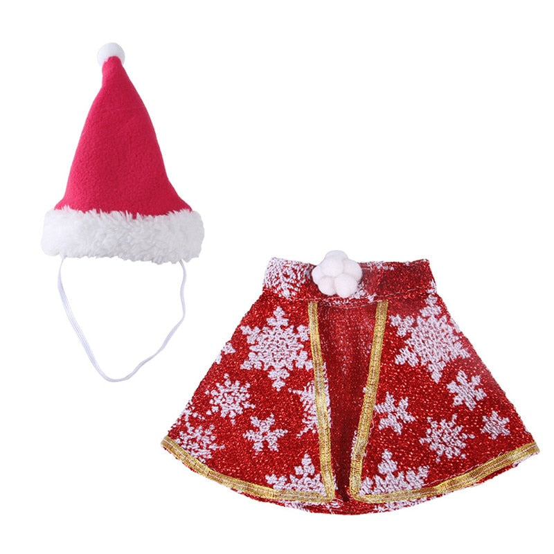 Christmas Costumes for Cats - Red / S