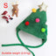 Christmas Hat for Cat - Green Hat Small - Hat for Cats