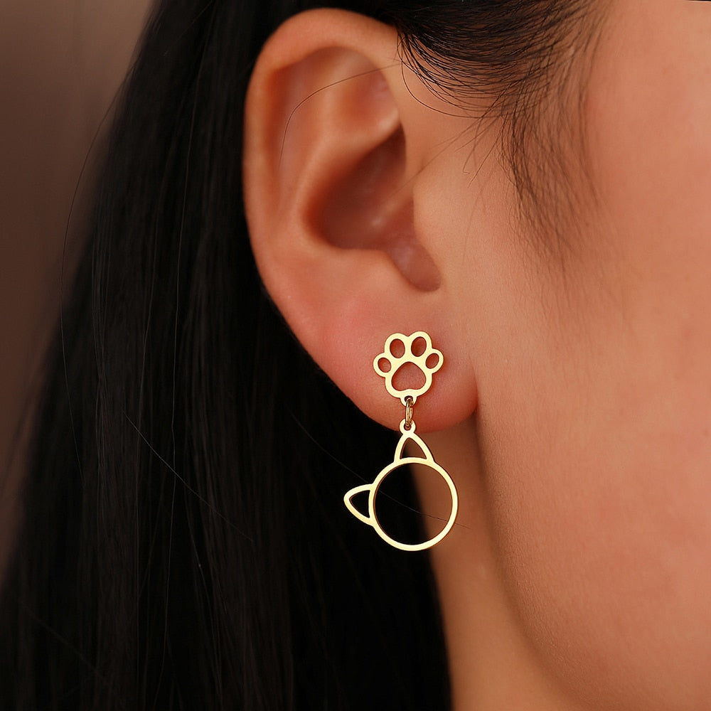 Classic Cat Earrings - Cat earrings