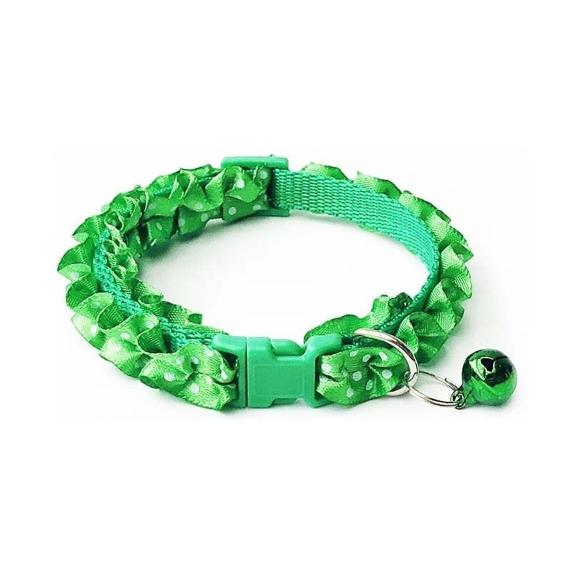 Collars For Small Cats - Green - Cat collars
