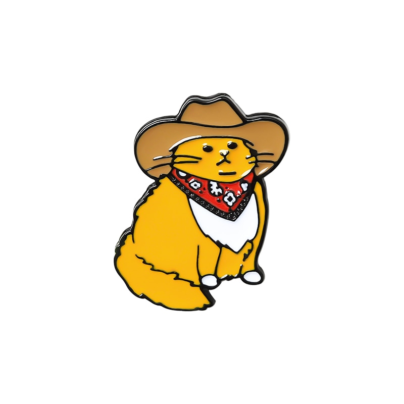 Cowboy Cat Pin