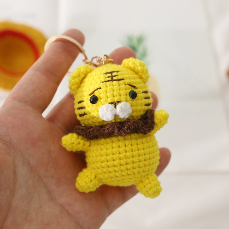Crochet Cat Keychain - Cat Keychains