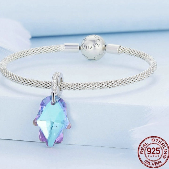 Crystal Cat Charm - Cat charms