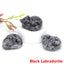 Crystal Cat Figurine - Black Labradorite / 1pc