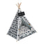Cushioned Tent Cat Bed - Blue / 48X48X46X32CM
