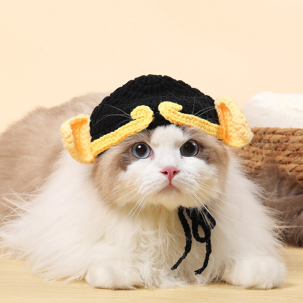 Cute Bucket Hat for Cats - Pig / S - Hat for Cats
