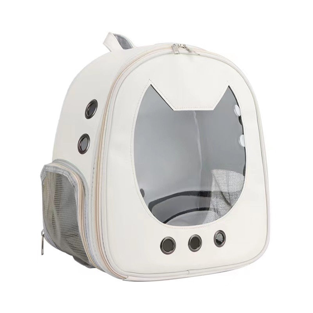 Cute Cat backpack Carrier - White - Cute Cat backpack