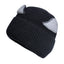 Cute Cat Beanie - Black - Cat beanie