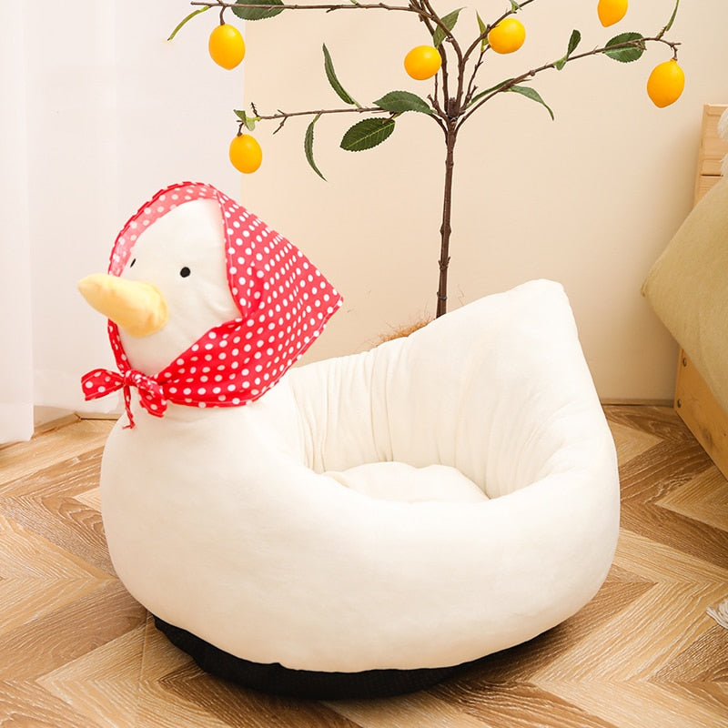 Cute Cat Bed - Duck / 40x35cm