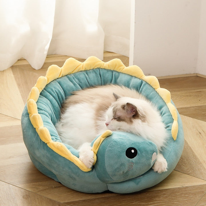 Cute Cat Bed - Dinosaur / 40x35cm