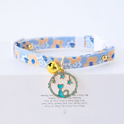 Cute Cat Collars - Light Blue / 8-16cm - Cat collars