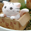 Cute Cat Figurines - White