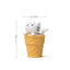 Cute Cat Ice Cream Figurines - White