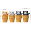 Cute Cat Ice Cream Figurines