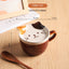 Cute Cat Mug - Brown