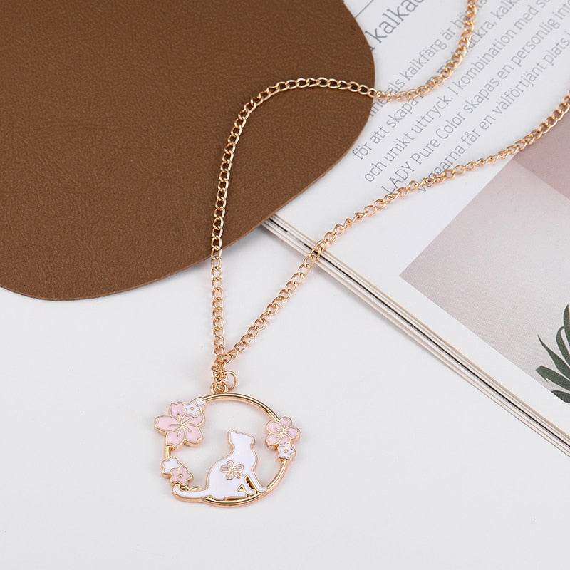Cute Cat Necklace - Cat necklace