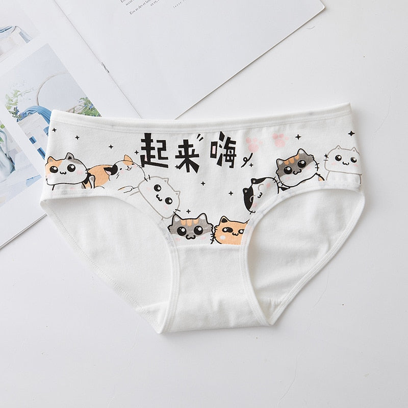 Cute Cat Panties - Kawaii Cat / M - Cat panties