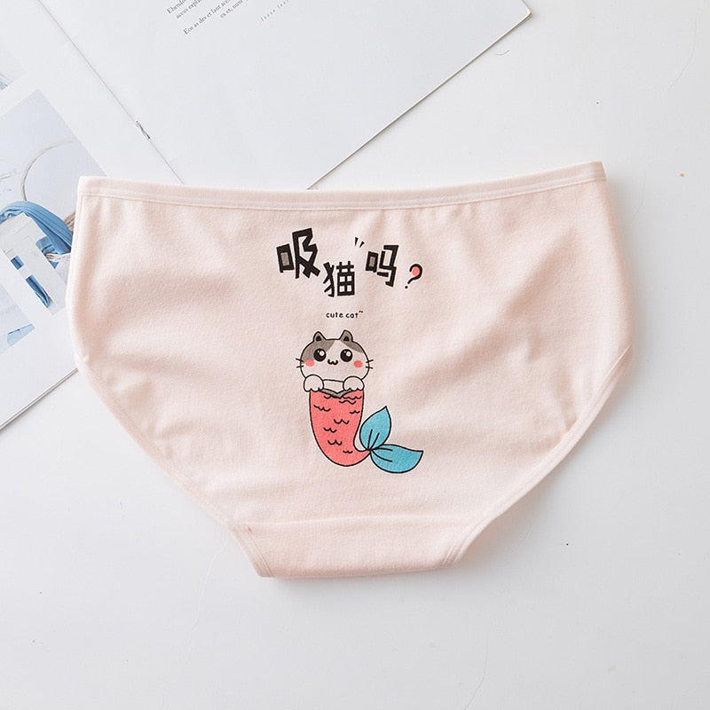 Cute Cat Panties - Pink / M - Cat panties