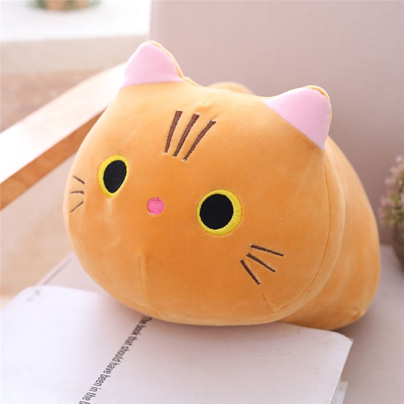 Cute Cat Pillow - 24cm / Orange Cat
