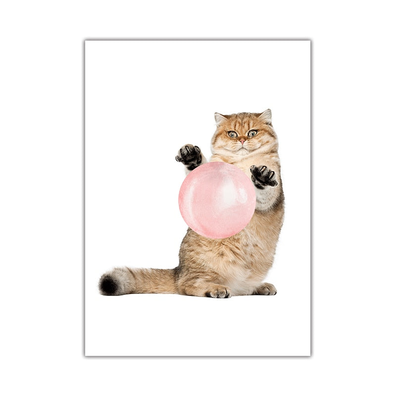Cute Cat Posters - 13x18cm No Frame / Gummy - Cat poster