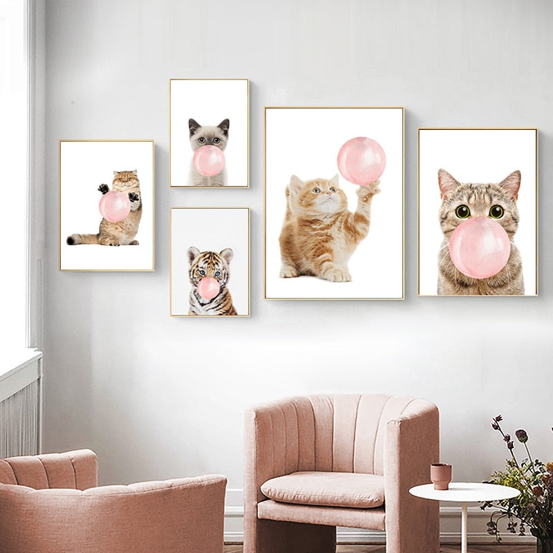 Cat Poster Rythme Cute Cat Posters – Meowden®