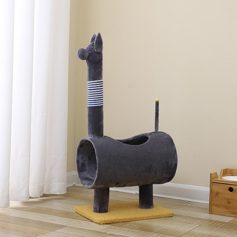 Cute Cat Scratcher Post - Grey - Cat scratching post