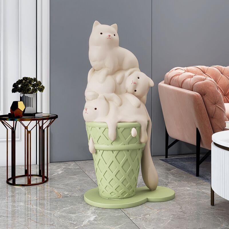 Cute Cat Statue