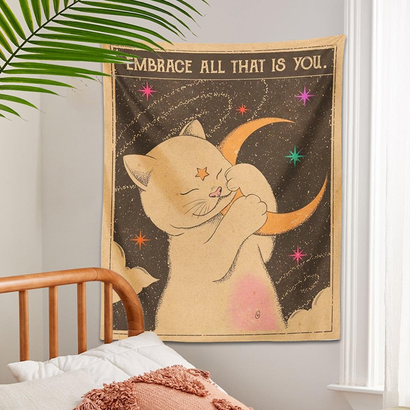 Cute Cat Tapestry - Cat Tapestry