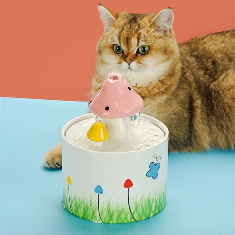 Cute Cat Water Fountain - Cat water fountain