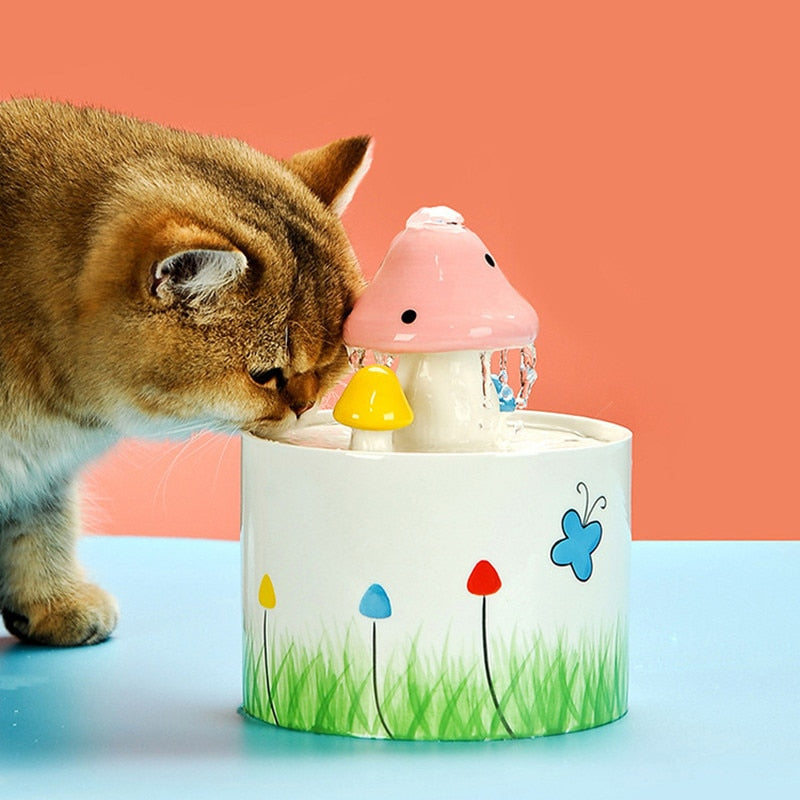 Cute Cat Water Fountain - Cat water fountain