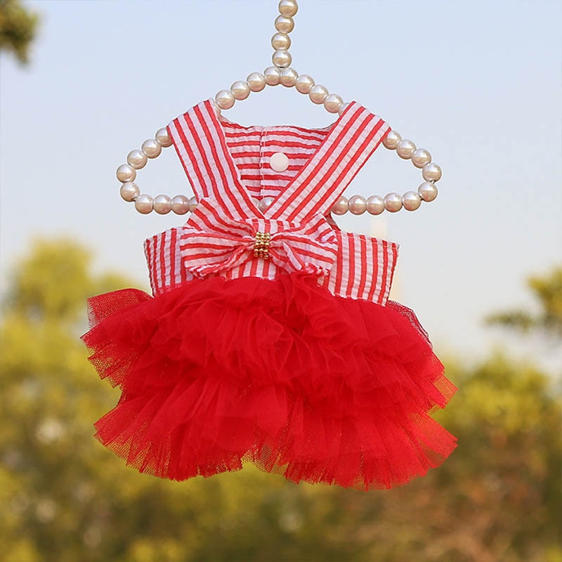 Cute Dress Cat Clothes - Red / XS - Clothes for cats