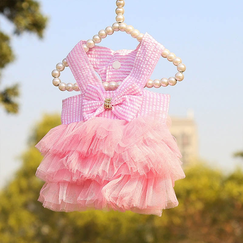 Cute Dress Cat Clothes - Pink / XS - Clothes for cats