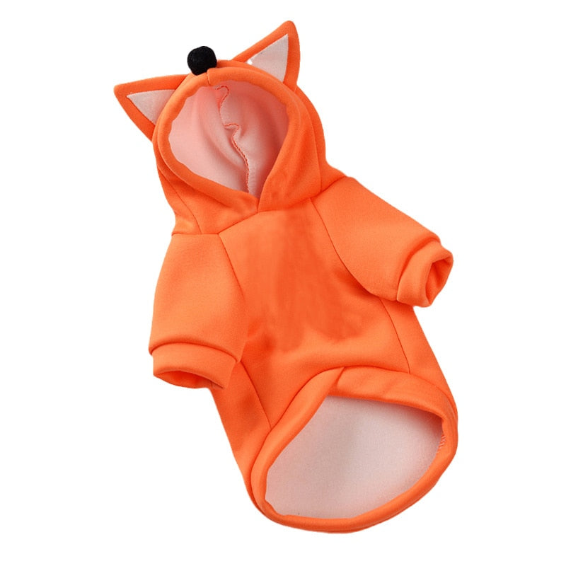 Cute Hoodie Clothes for Cats - Orange / XS - Clothes for