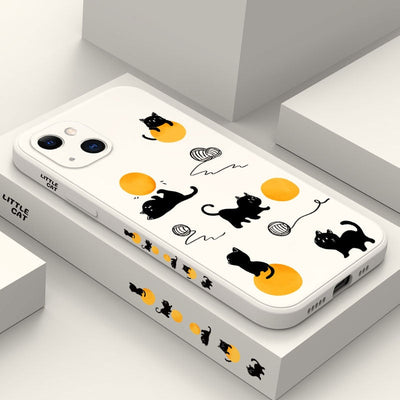 Cute iPhone Black Cat Phone Case - Cat Phone Case