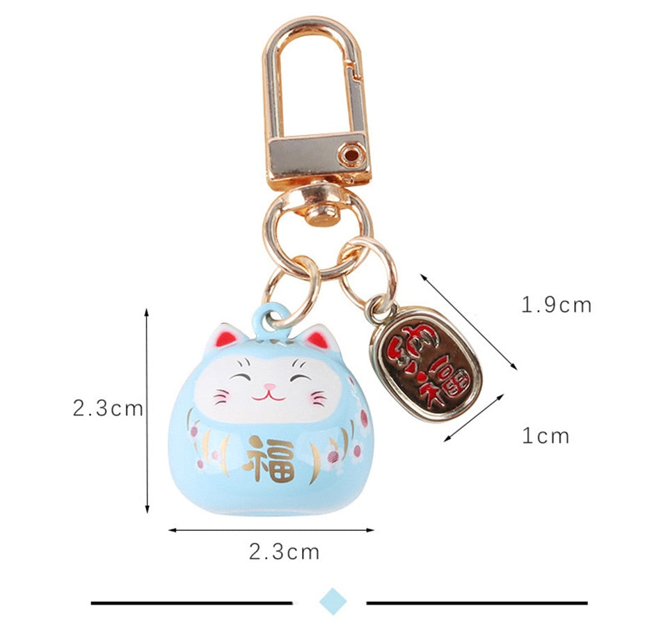 Cute Japanese Cat Keychain - Cat Keychains