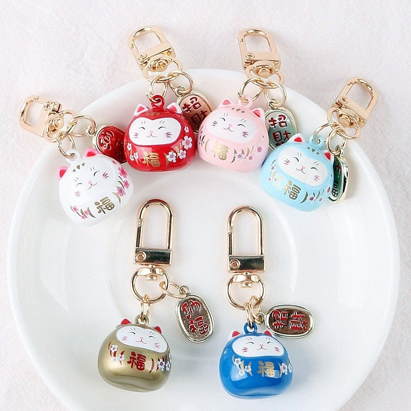 Cute Japanese Cat Keychain - Cat Keychains