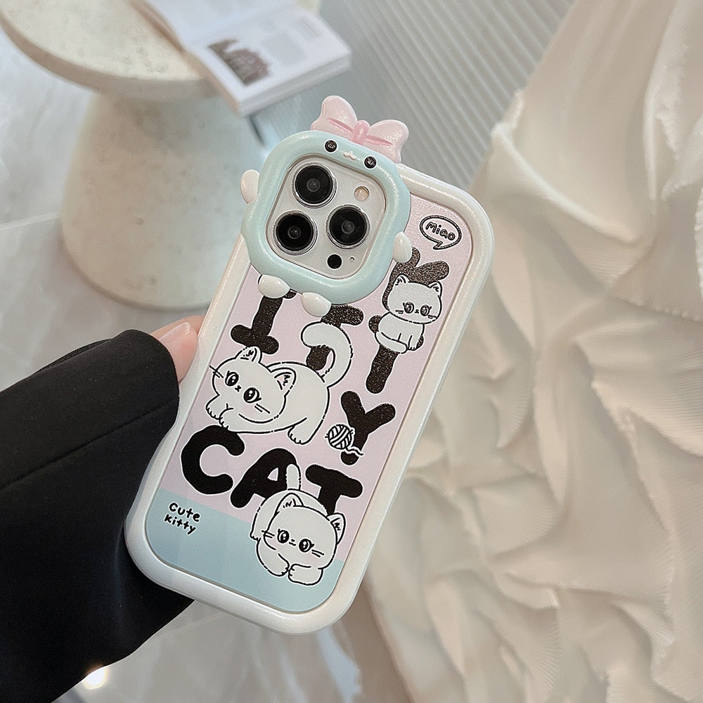 Cute Kitty Cat iPhone Case - Cat Phone Case