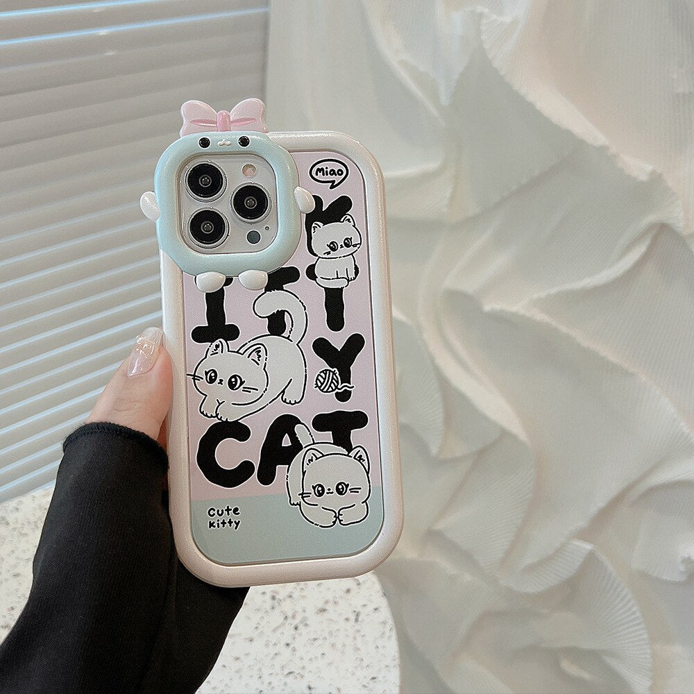 Cute Kitty Cat iPhone Case - Cat Phone Case