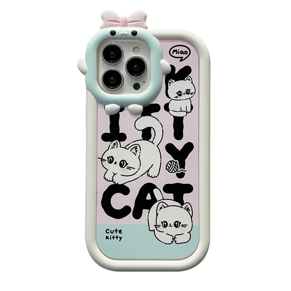 Cute Kitty Cat iPhone Case - Cat Phone Case
