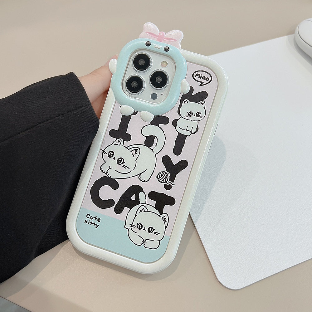 Cute Kitty Cat iPhone Case - Cat Phone Case