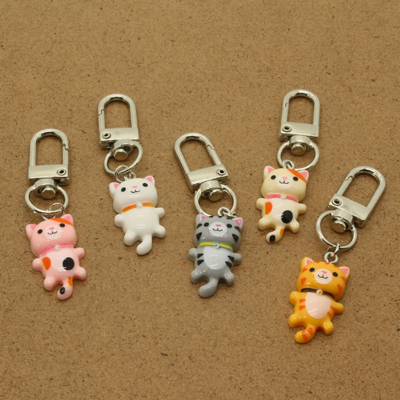 Cute Kitty Cat Keychain - Cat Keychains