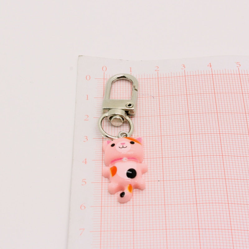 Cute Kitty Cat Keychain - Cat Keychains