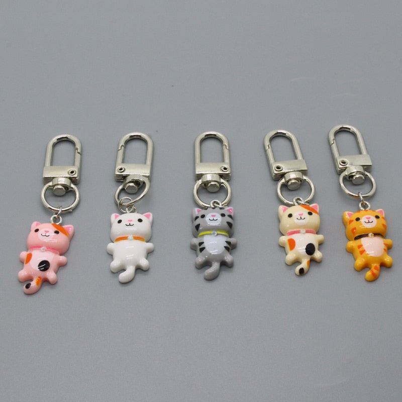 Cute Kitty Cat Keychain - Cat Keychains