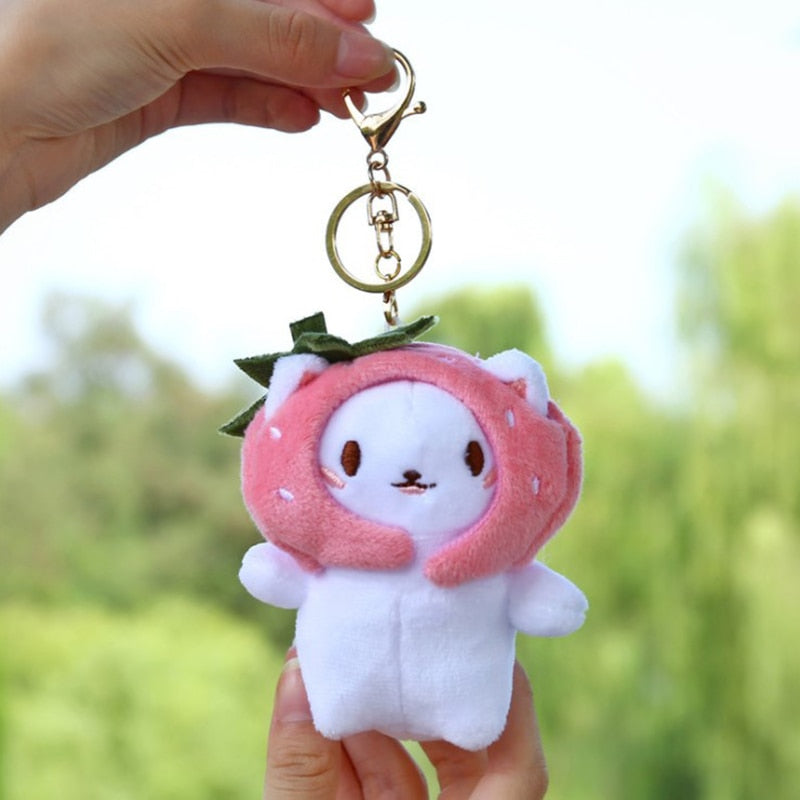 Cute Plush Cat Keychain - Cat Keychains