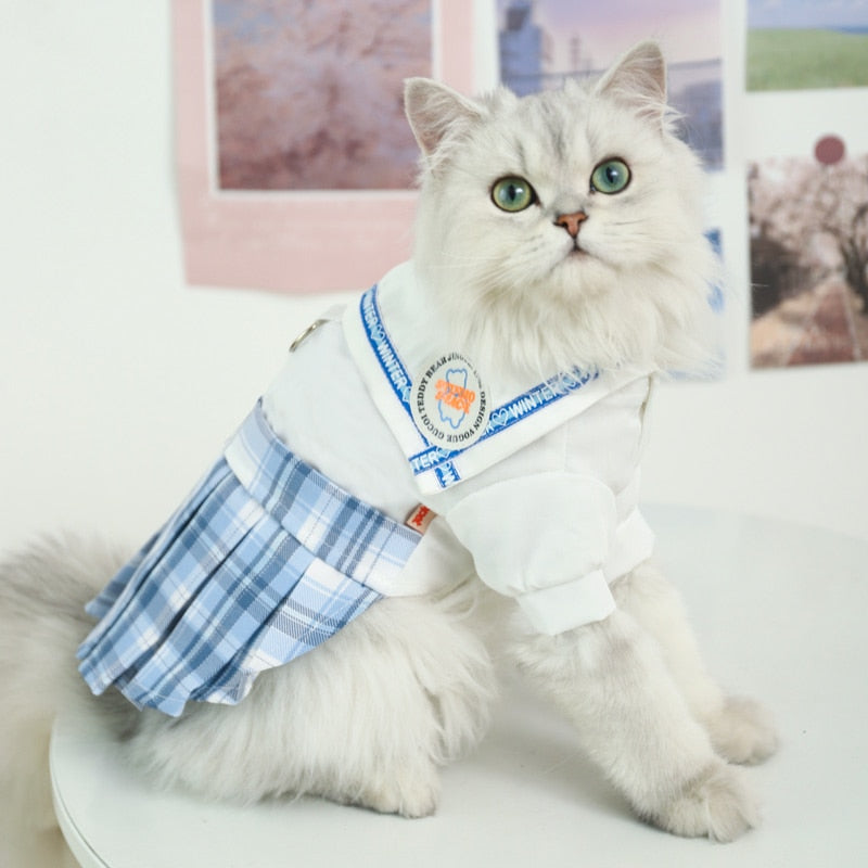 Cute Summer Clothes for Cats - Blue / XS - Clothes for cats